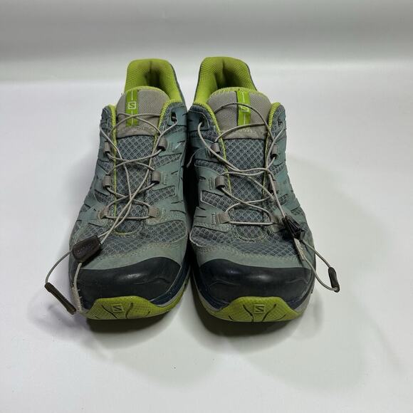 Salomon Synapse Women's Size 9 Trail Running Shoe Teal Green Gray Blue Hiking - Picture 2 of 9